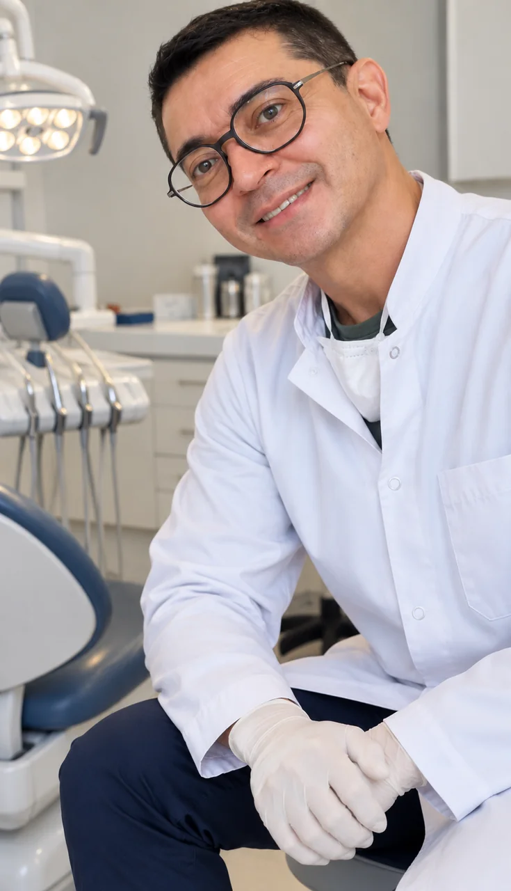 Dr. Mauro no consultório